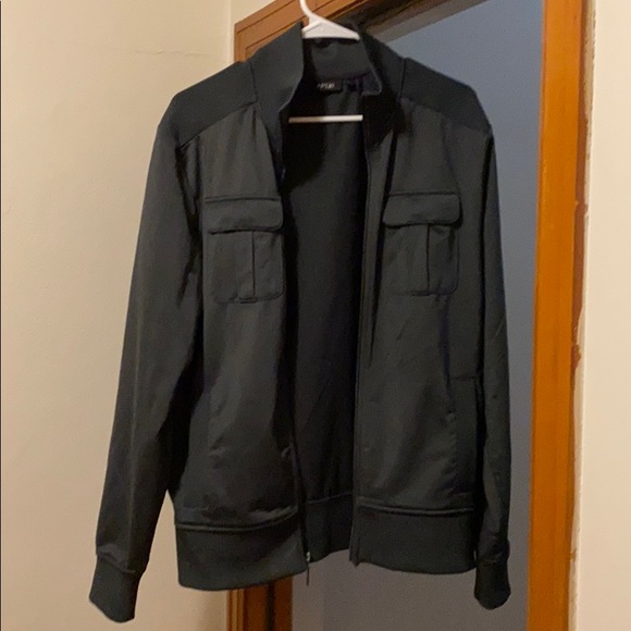 Gray Men’s Track Jacket - Picture 1 of 5